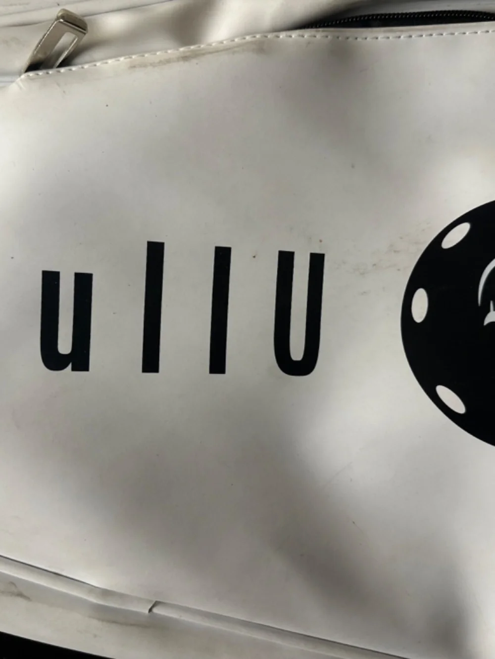 WHITE SKULLU PADDLE BAG BACKPACK FITS 4 PICKLEBALL RACKETS & HUGE STORAGE POCKET